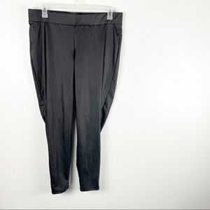 TORRID Classic Black Faux Vegan Leather High Waisted Leggings Tights, Size 2X